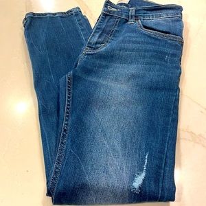 LEVIS 510 DISTRESSED SKINNY JEANS
